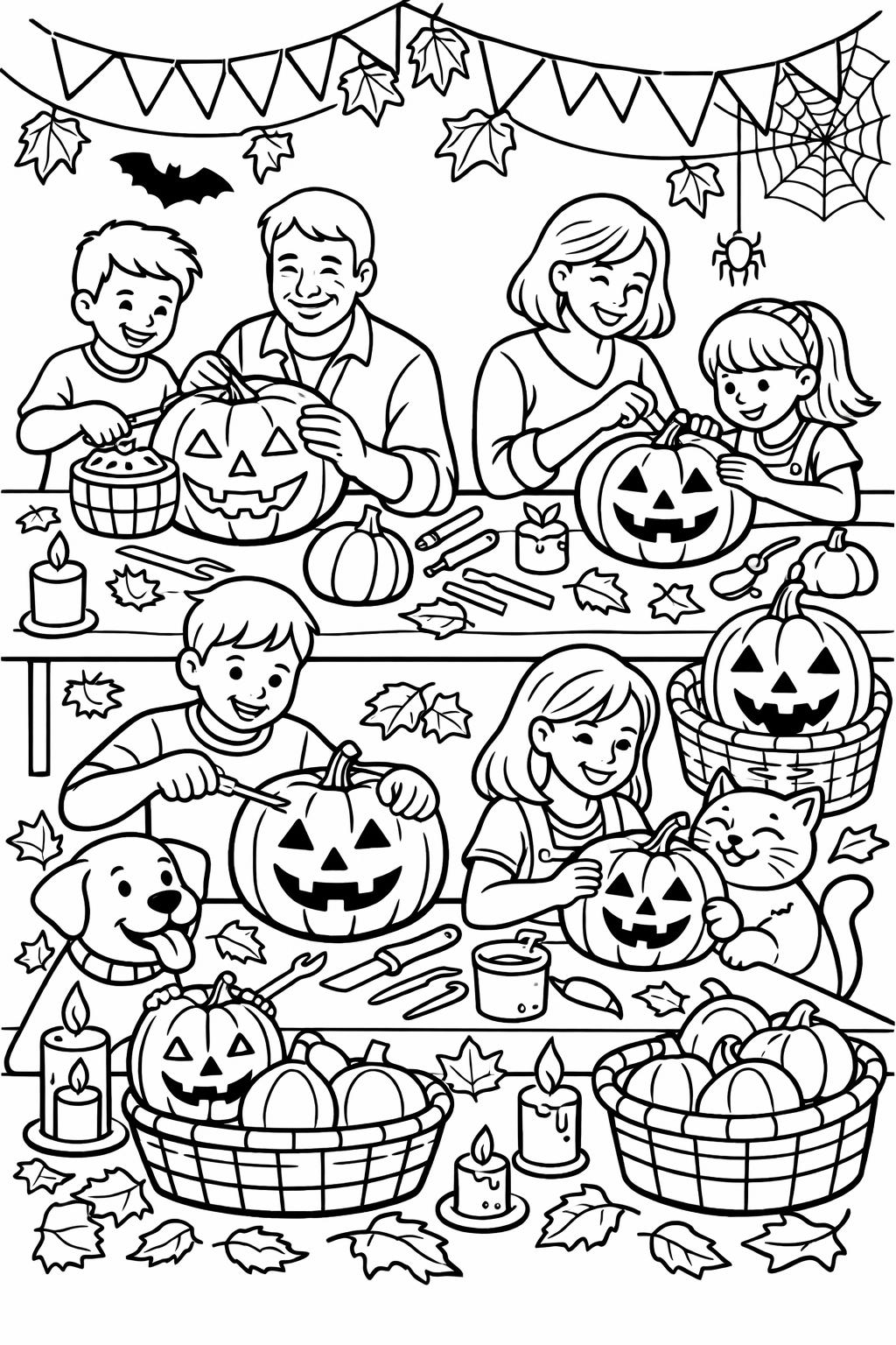haunted clock coloring page | eerie vintage design | gothic coloring sheet