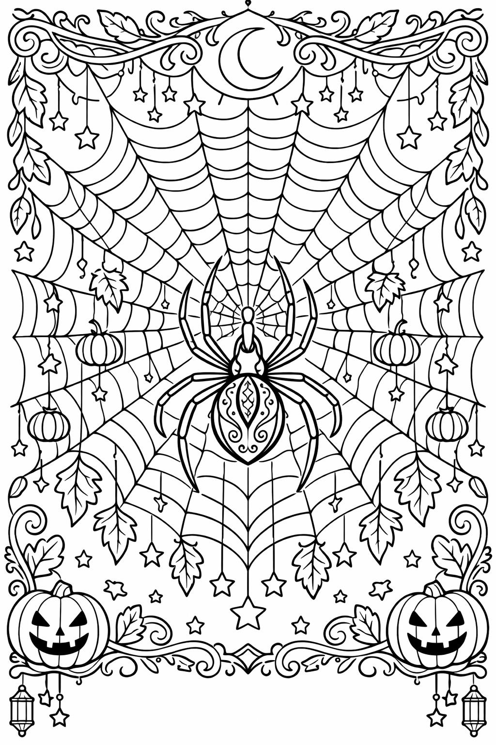 skeleton coloring page | detailed spooky anatomy | adult coloring page