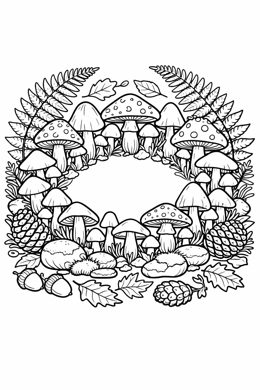 scarecrow and crow coloring page | harvest farm scene | autumn coloring sheet