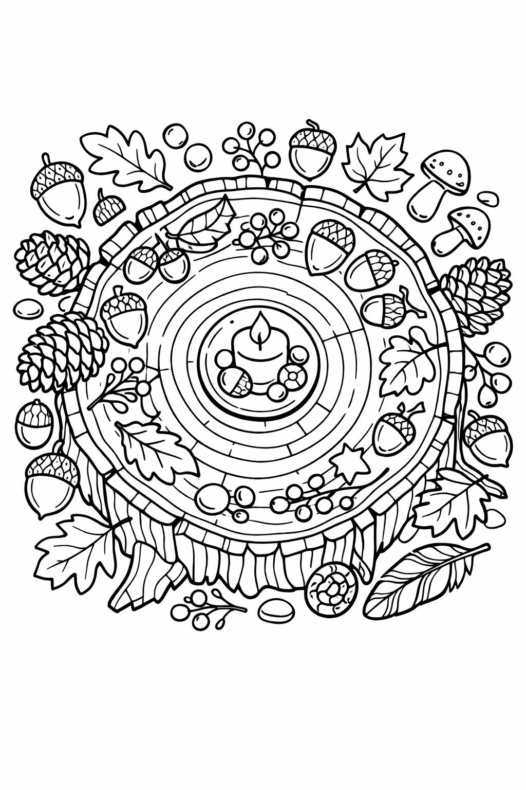 turkey coloring page | festive autumn bird | seasonal printable artwork