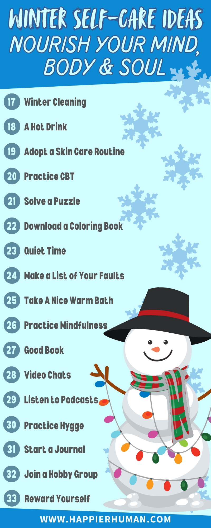 winter self care | winter self care items | winter self care ideas