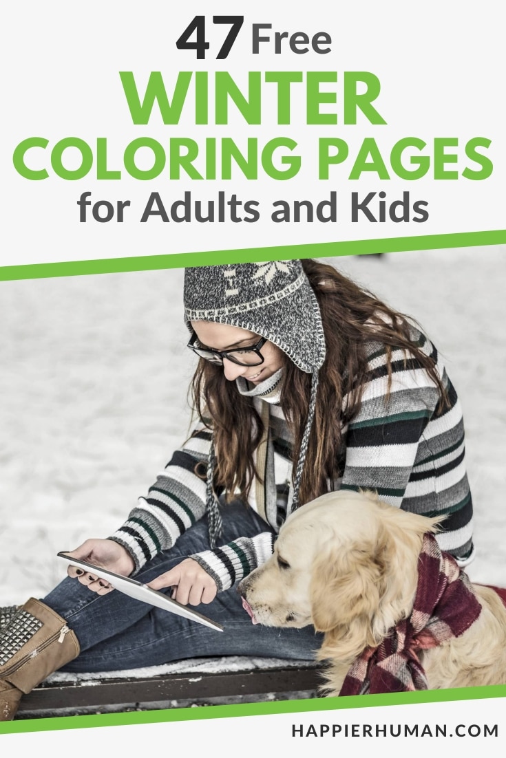 winter coloring pages for adults | free online winter coloring pages | winter coloring pages pdf