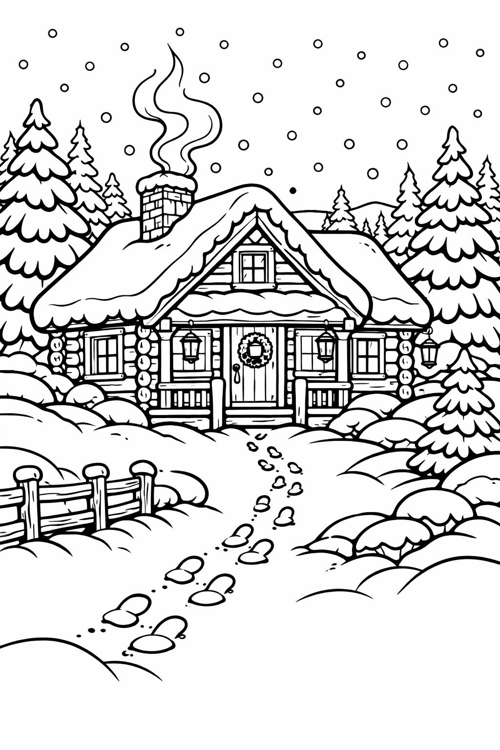 winter coloring pages | free printable winter coloring sheets | fun seasonal activity