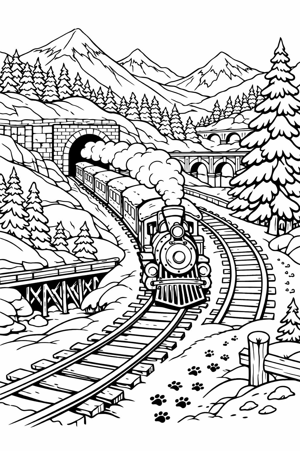 hot cocoa winter coloring page | cozy seasonal treat | printable coloring activity