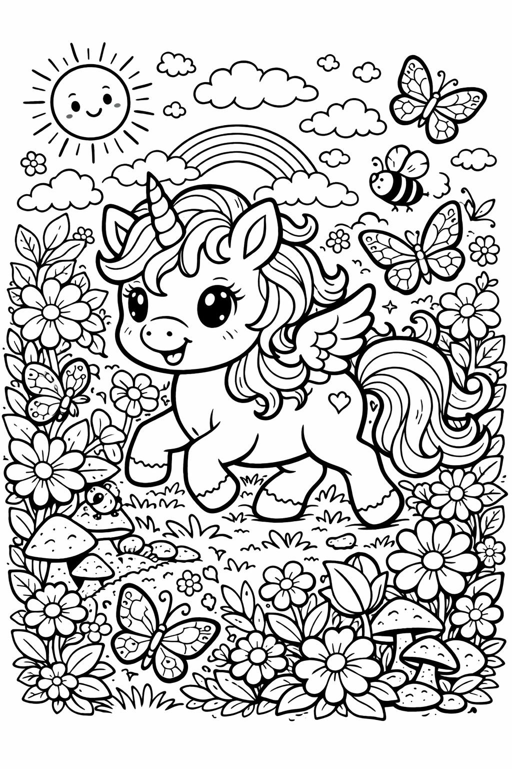 unicorn coloring pages for adults | unicorn coloring pages for adults pdf | unicorn images to print