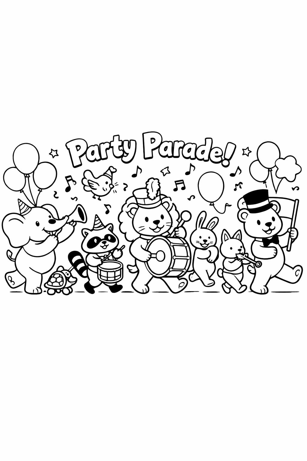 birthday surprise coloring | gift reveal scene | festive excitement art