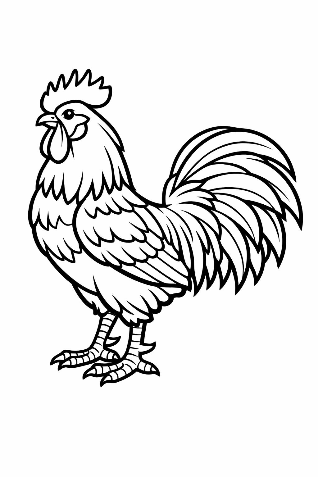 large print coloring page | bold simple outlines | senior friendly coloring sheet
