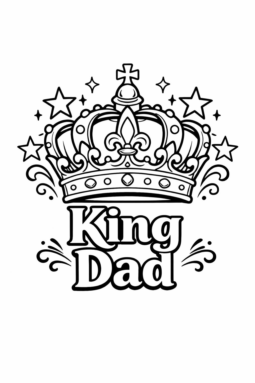 fathers day heart coloring | love dad message | kids simple design