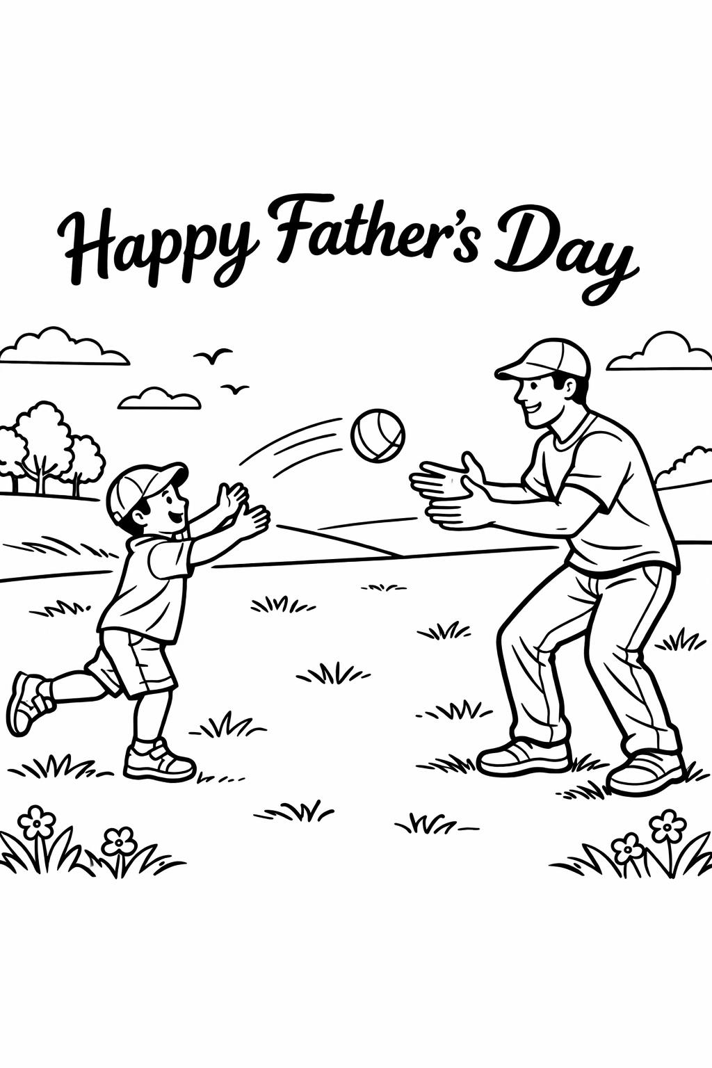 dad trophy coloring page | number one dad art | award themed coloring
