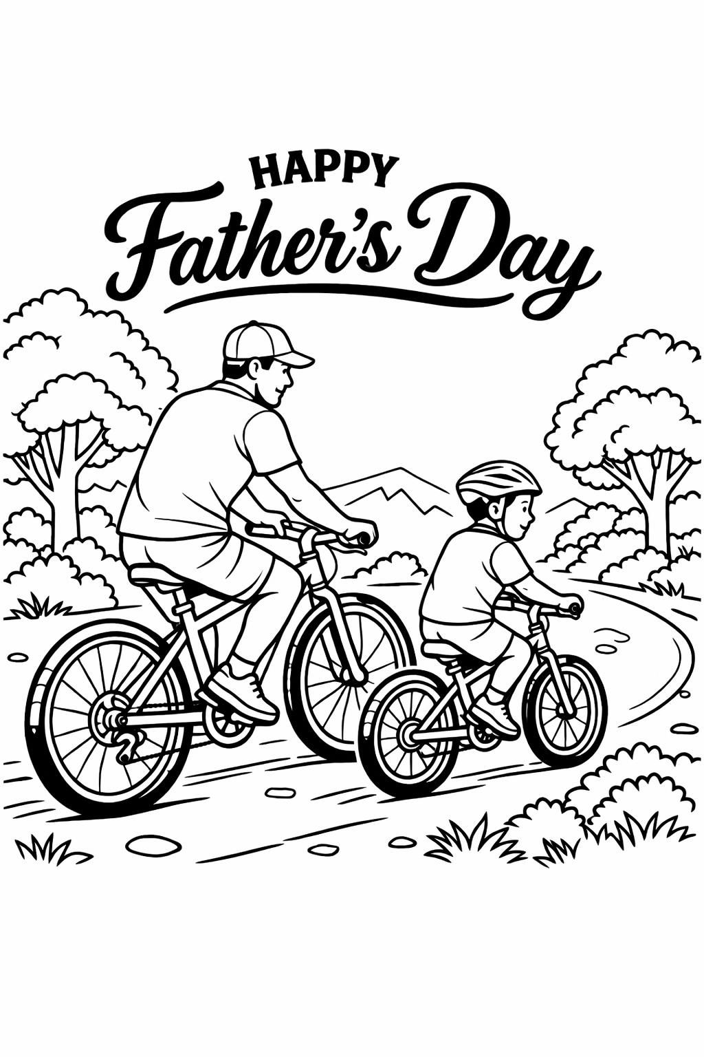 fathers day tie coloring | dad gift design | simple accessory coloring