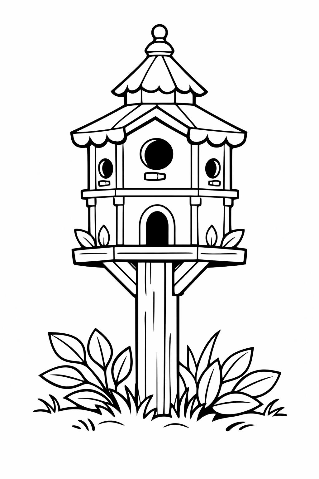 scenic coloring page | easy outdoor landscape | relaxing nature artwork