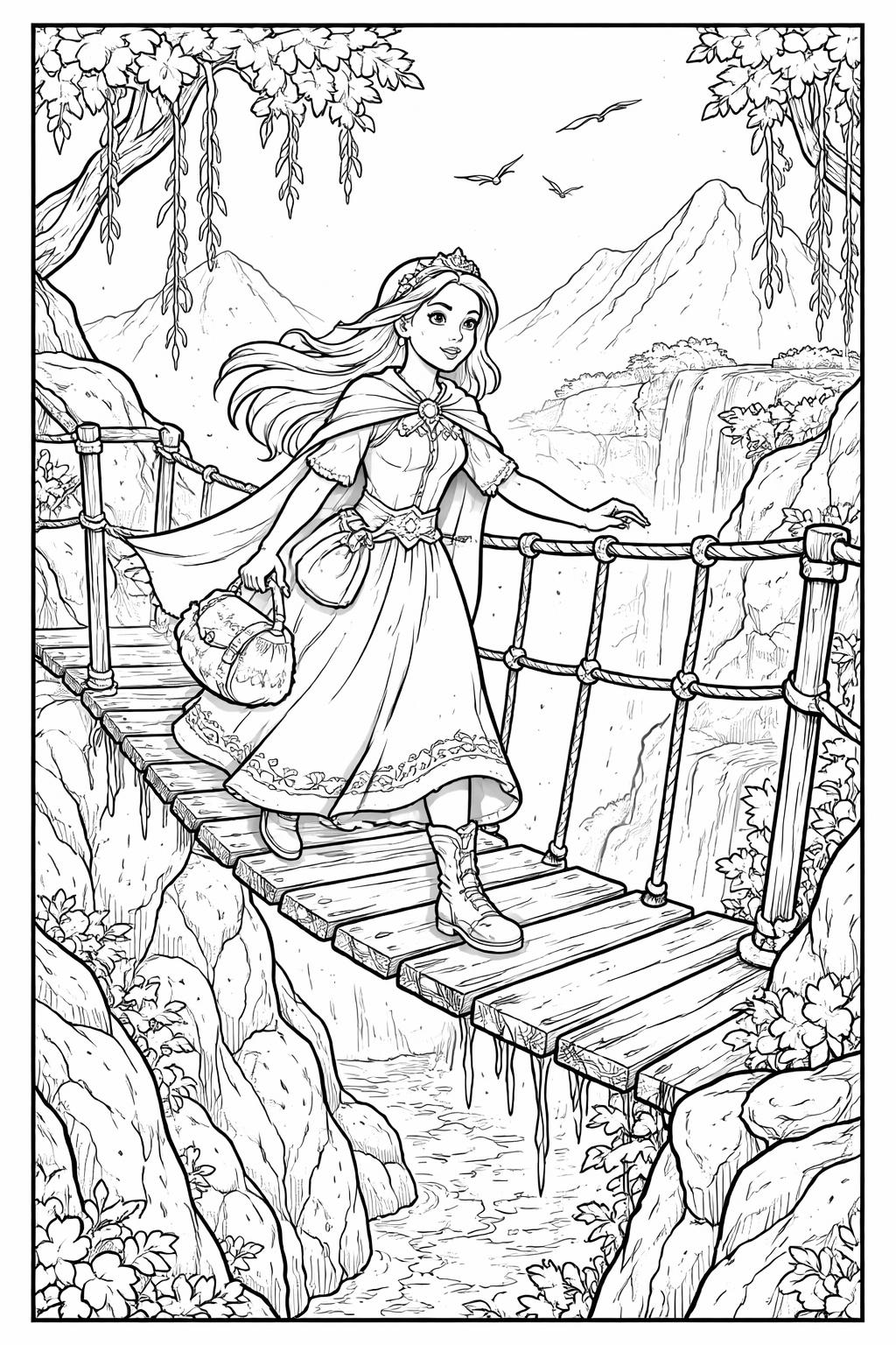 princess coloring pages for girls | charming royal characters | fun coloring collection