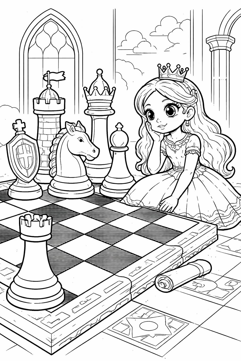 1. whimsical princess coloring pages | 16 magical royal designs | creative fairy tale coloring collection