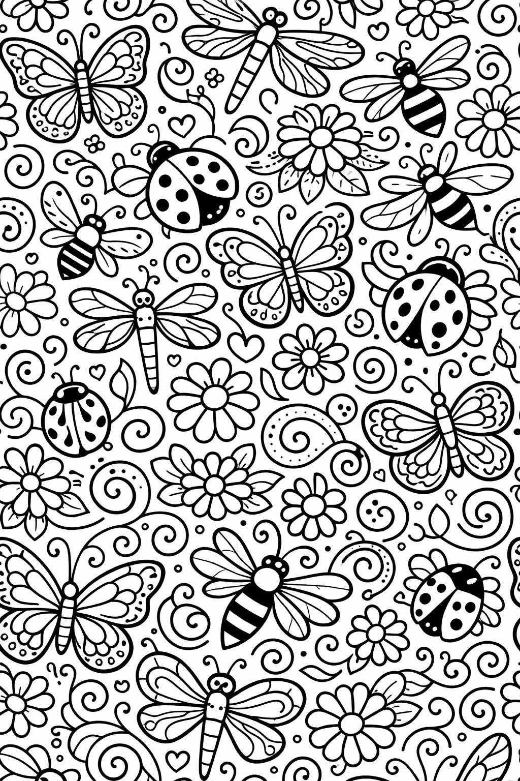 camping coloring page | outdoor adventure scene | nature coloring page