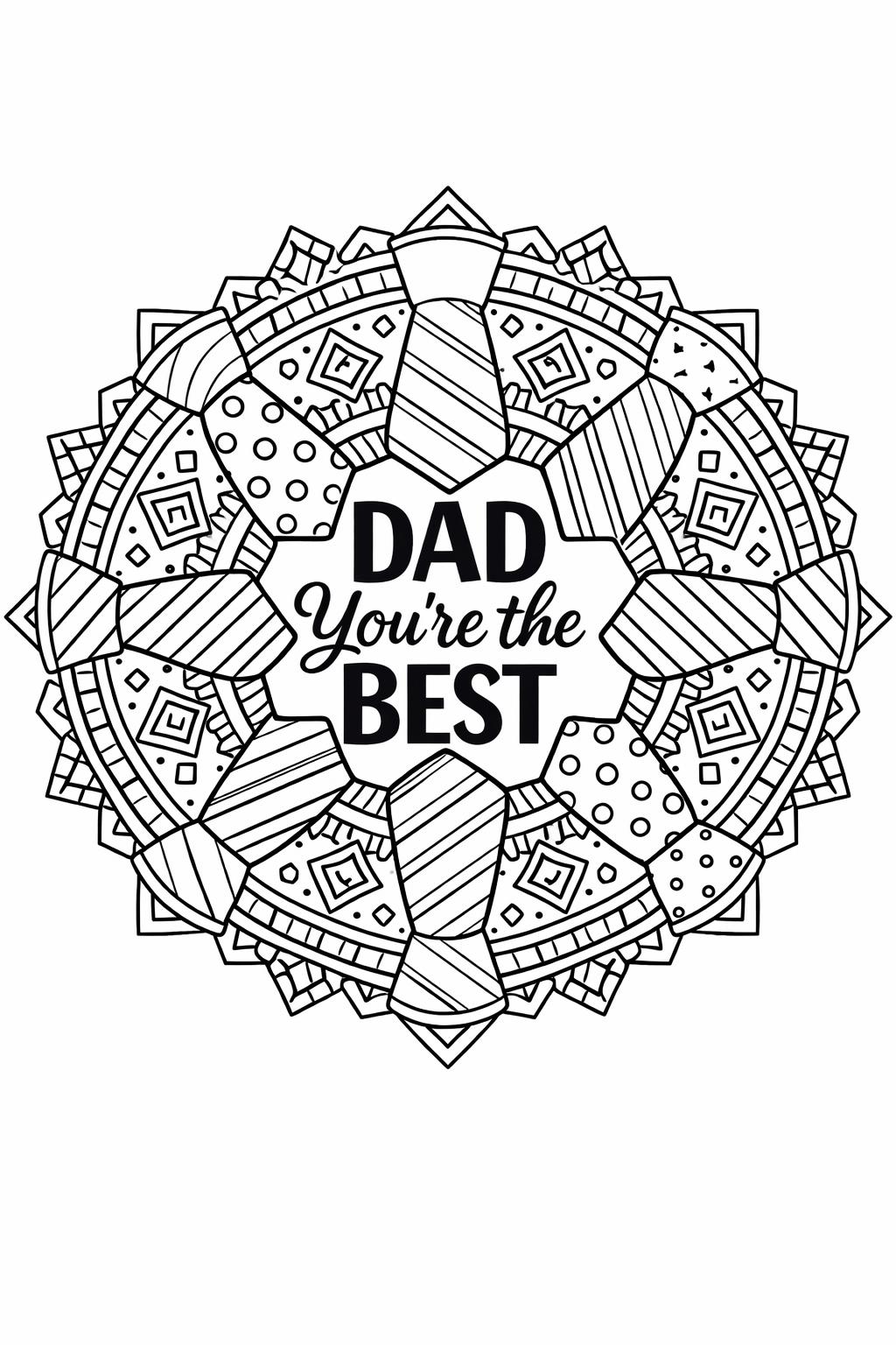 dad and daughter coloring | sweet family moment | kids fathers day page