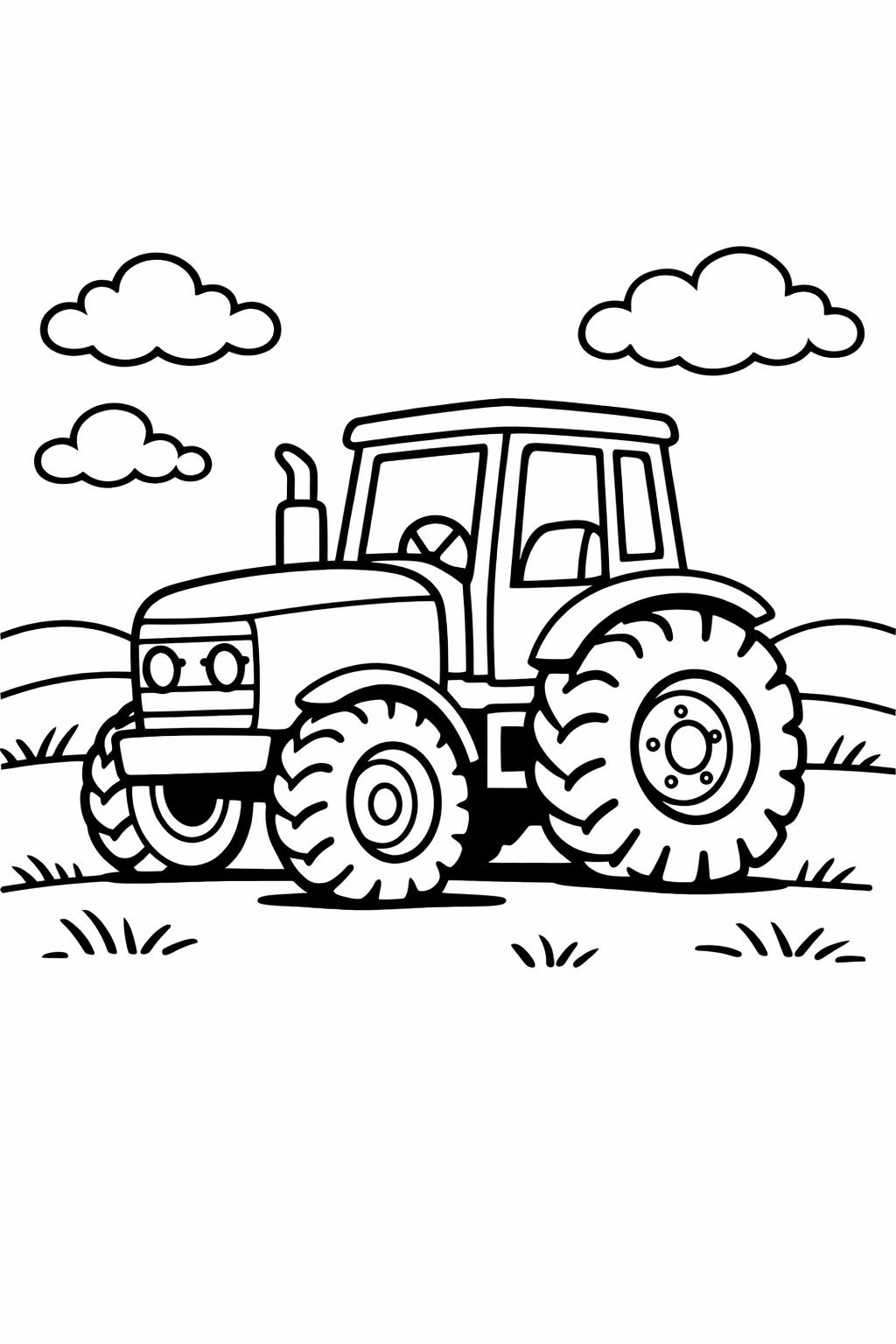 senior coloring page | easy line art design | calming creative activity