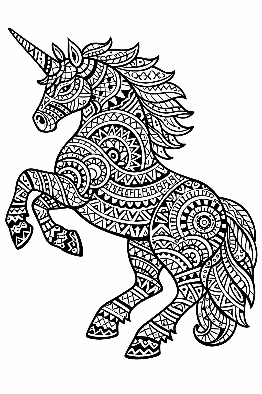 unicorn coloring pages for adults | unicorn coloring pages for adults pdf | unicorn images to print
