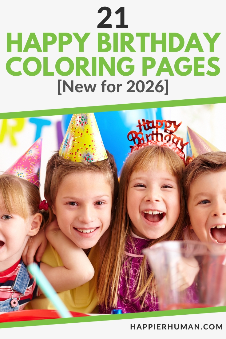 happy birthday coloring page | birthday cake and candles | festive party design