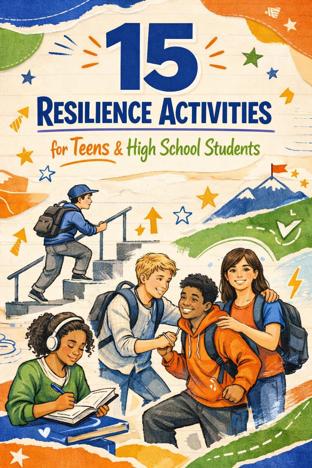 teen resilience building activities | stress management for students | emotional strength exercises