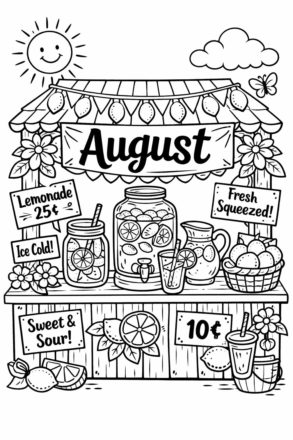seashell coloring page | coastal nature illustration | relaxing beach artwork