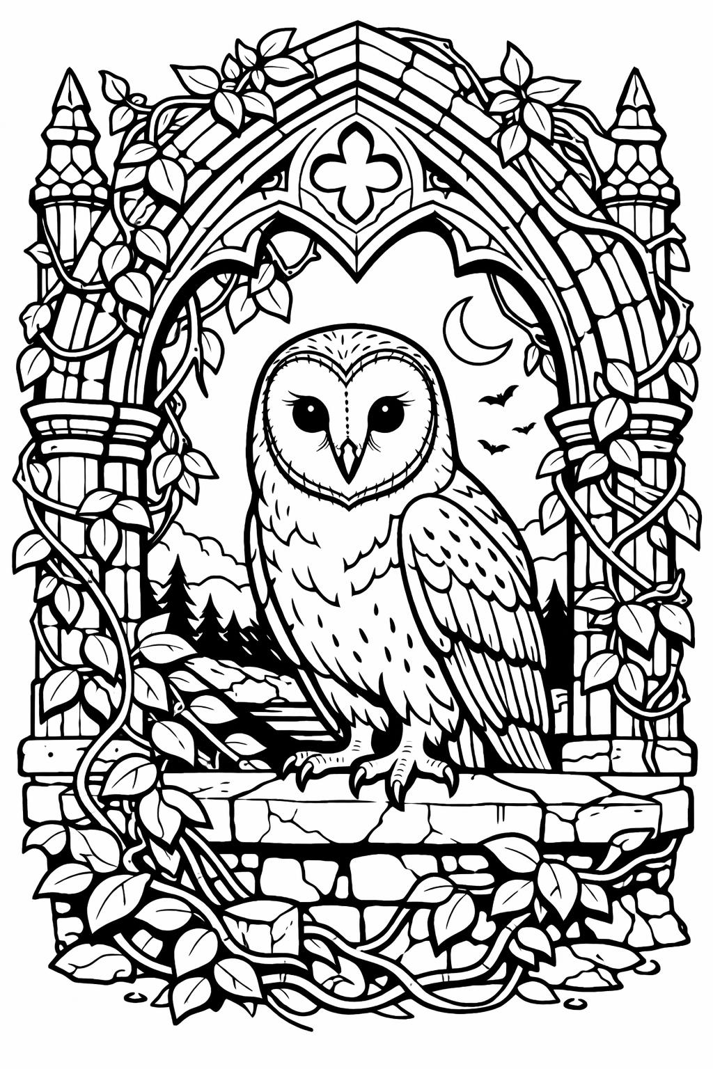 flying bird coloring page | bird in flight illustration | peaceful nature design