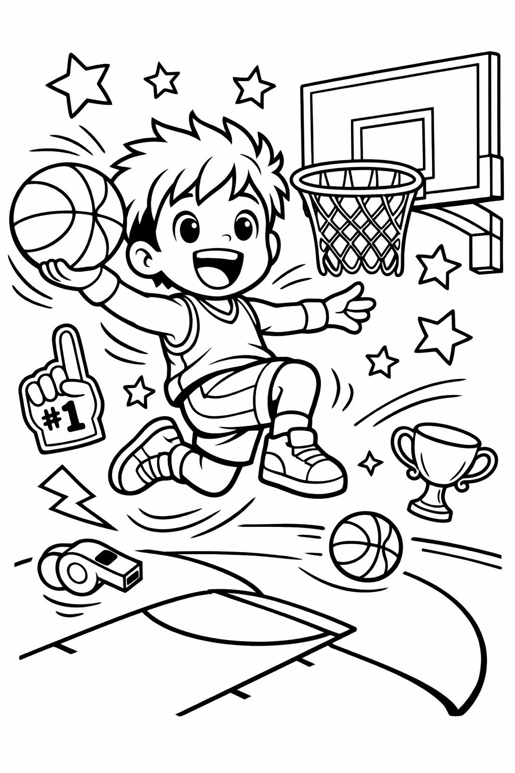 rugby coloring page | rugby player design | team sports coloring sheet