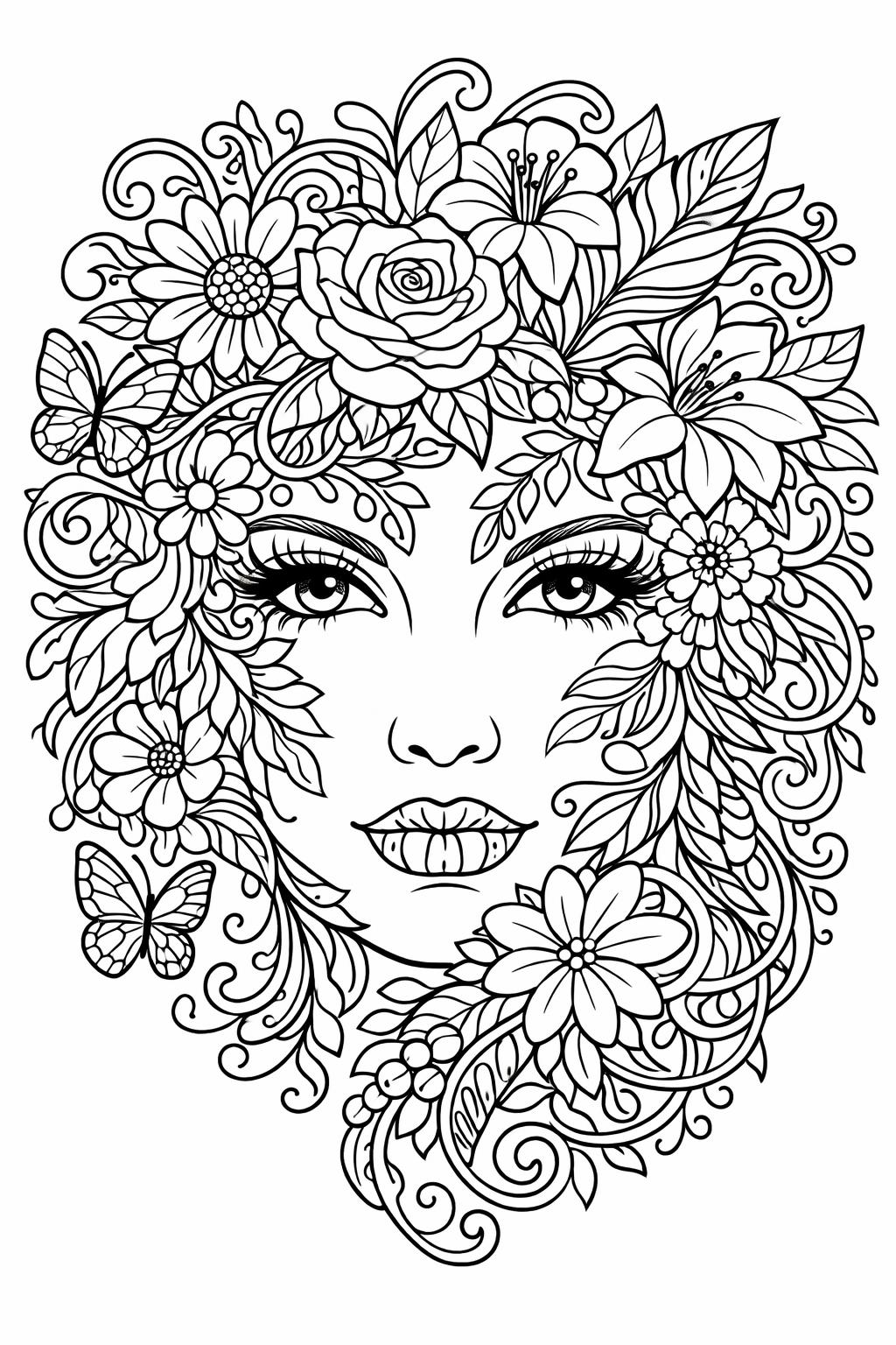 cosmic trippy coloring page | psychedelic space illustration | artistic coloring page