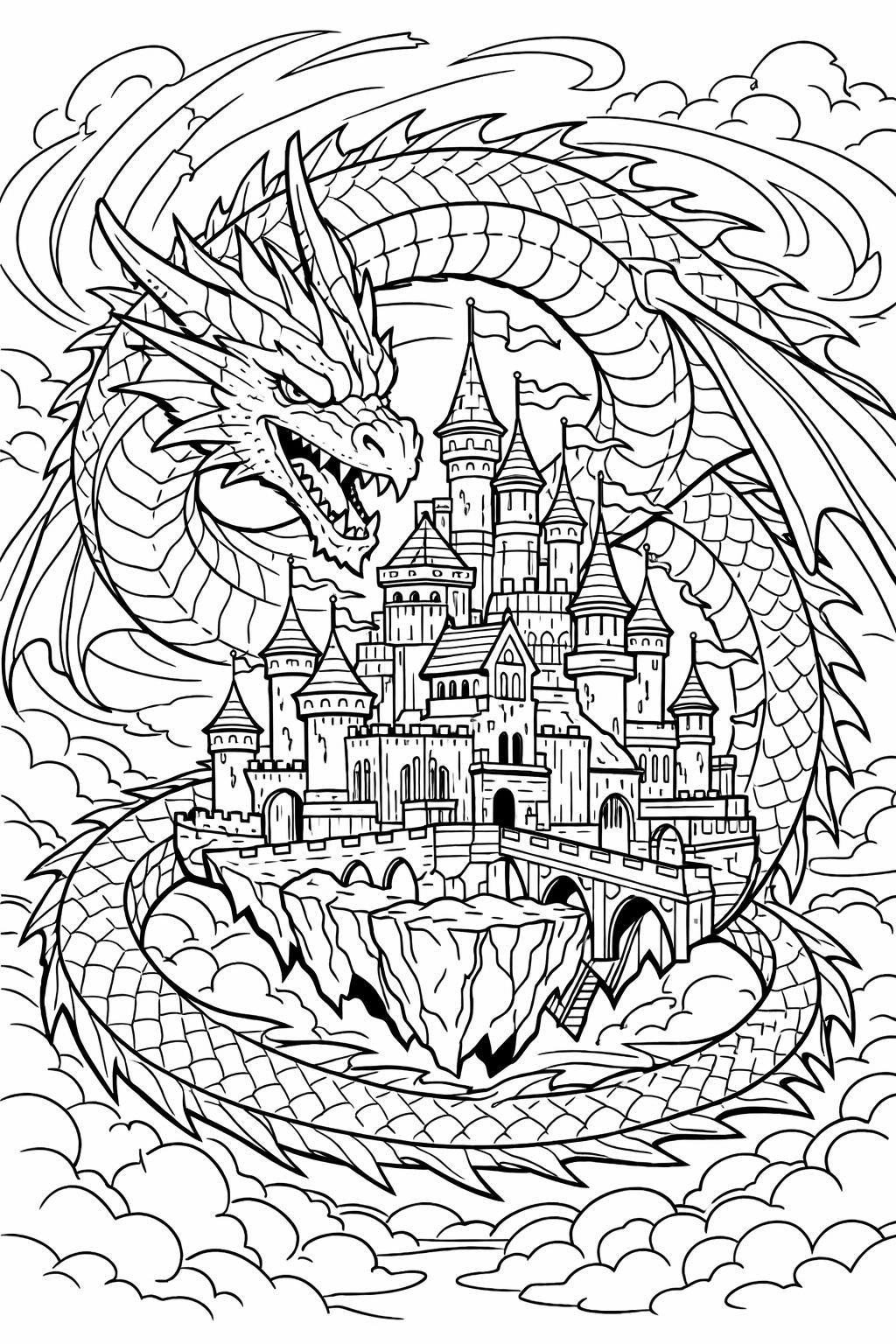 mermaid coloring page | underwater fantasy character | mystical ocean artwork
