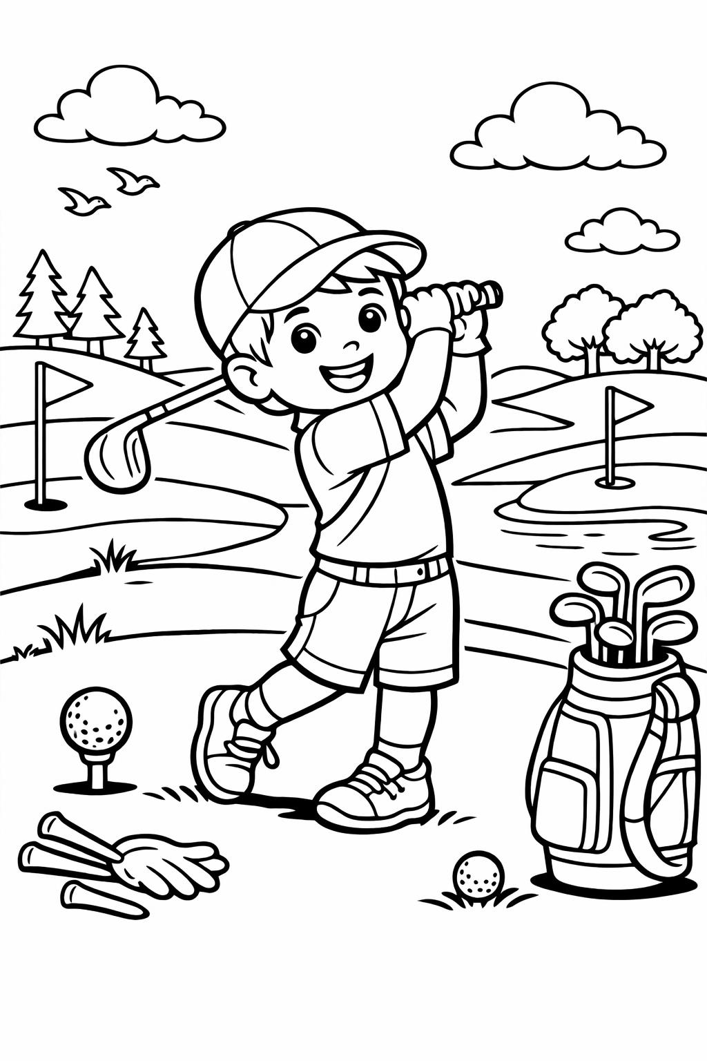 gymnastics coloring page | gymnast performance illustration | athletic artwork