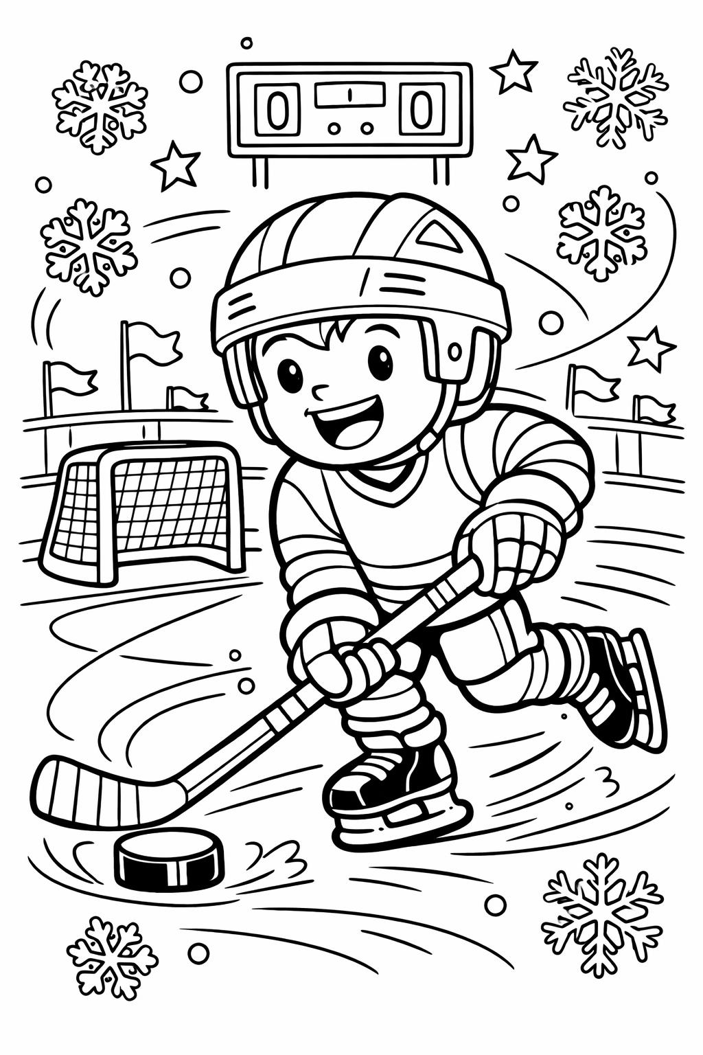 running coloring page | track athlete illustration | active fitness design