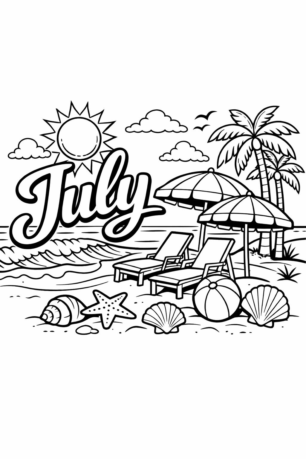 flip flop coloring page | beach sandal artwork | playful summer design