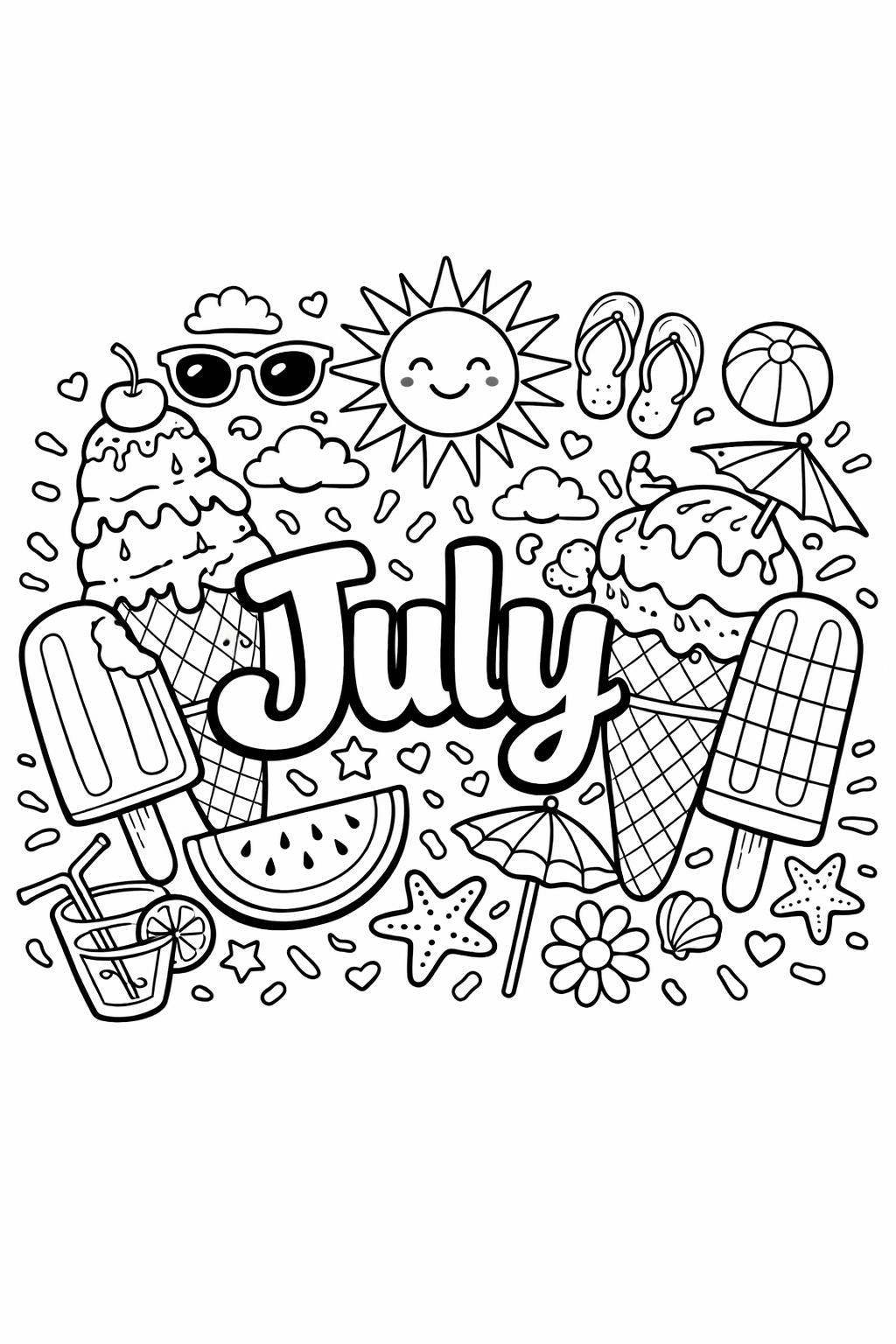 patriotic stars coloring page | festive holiday design | celebratory summer artwork