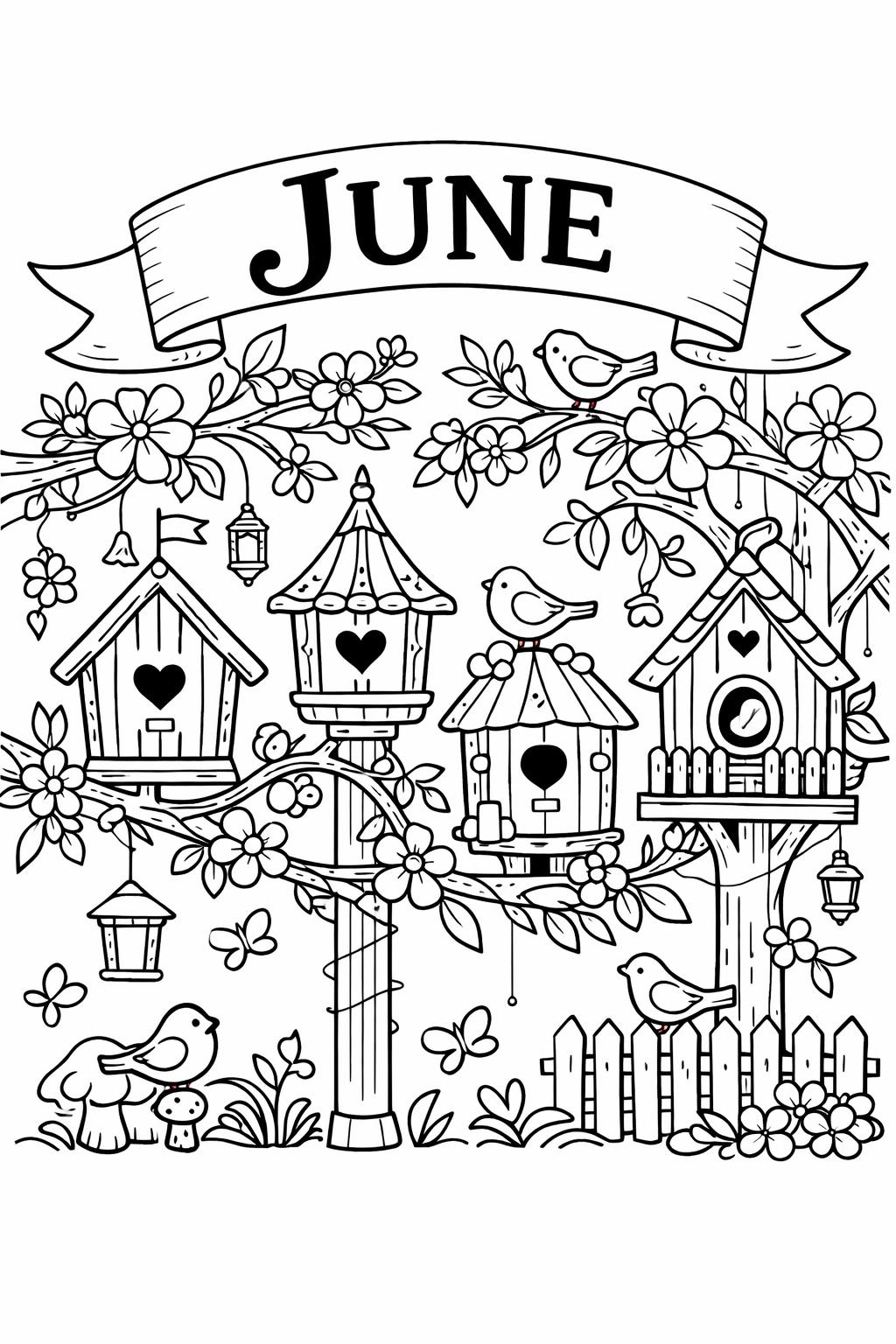 ice cream coloring page | sweet summer treat | fun seasonal design