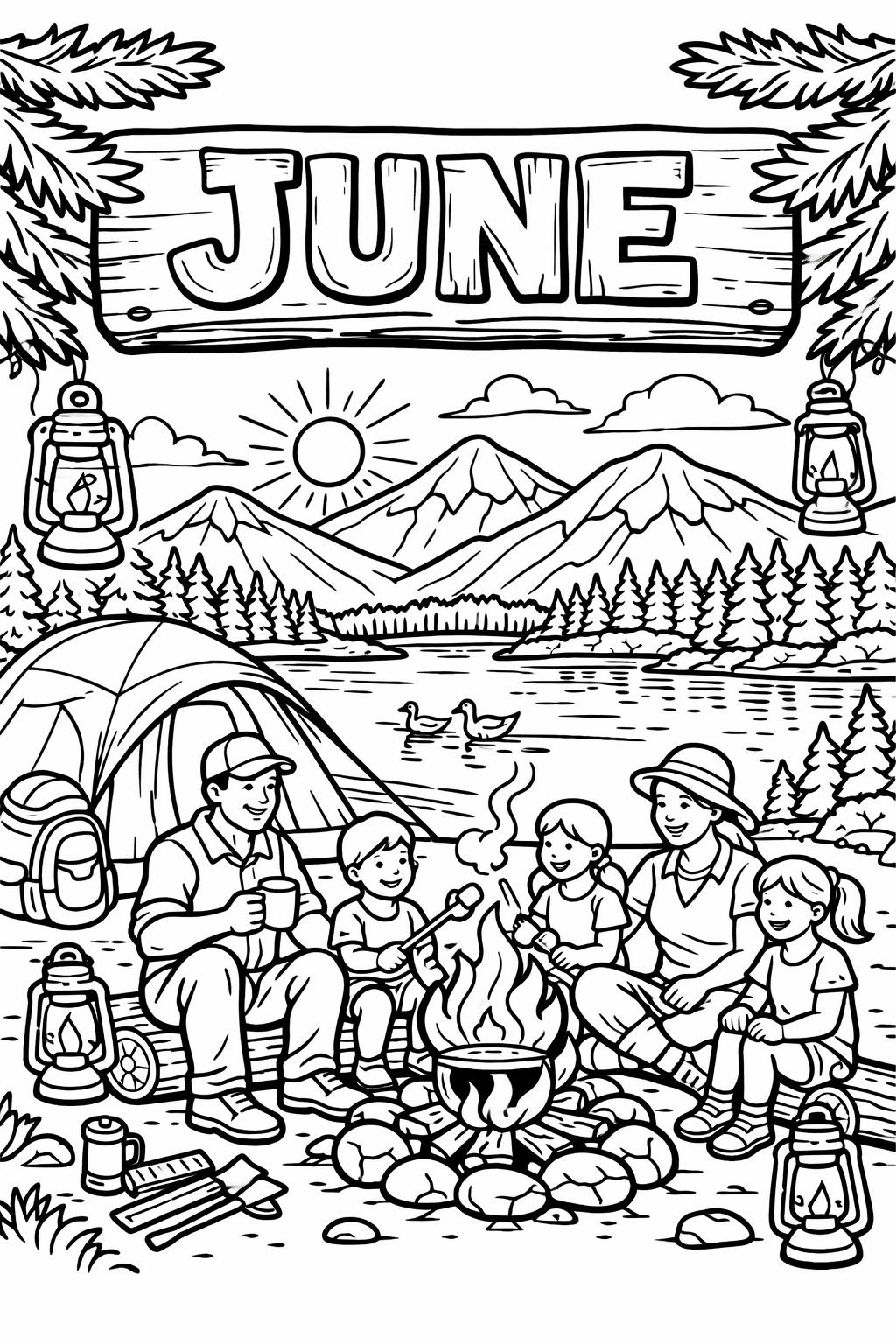 flip flop coloring page | beach sandal illustration | playful summer design