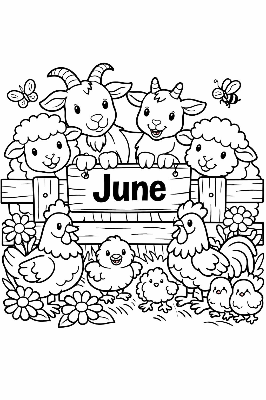 beach coloring page | ocean summer scene | fun vacation artwork