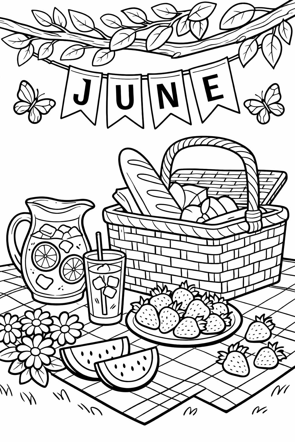 ocean wave coloring page | relaxing beach waves | calming summer illustration