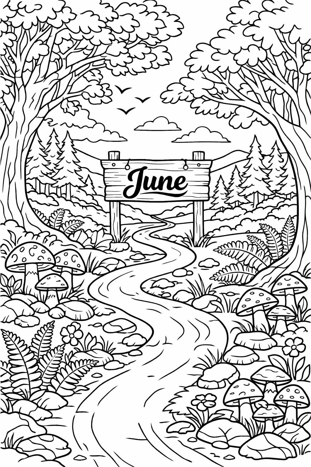 ocean wave coloring page | relaxing beach scene | calming summer artwork