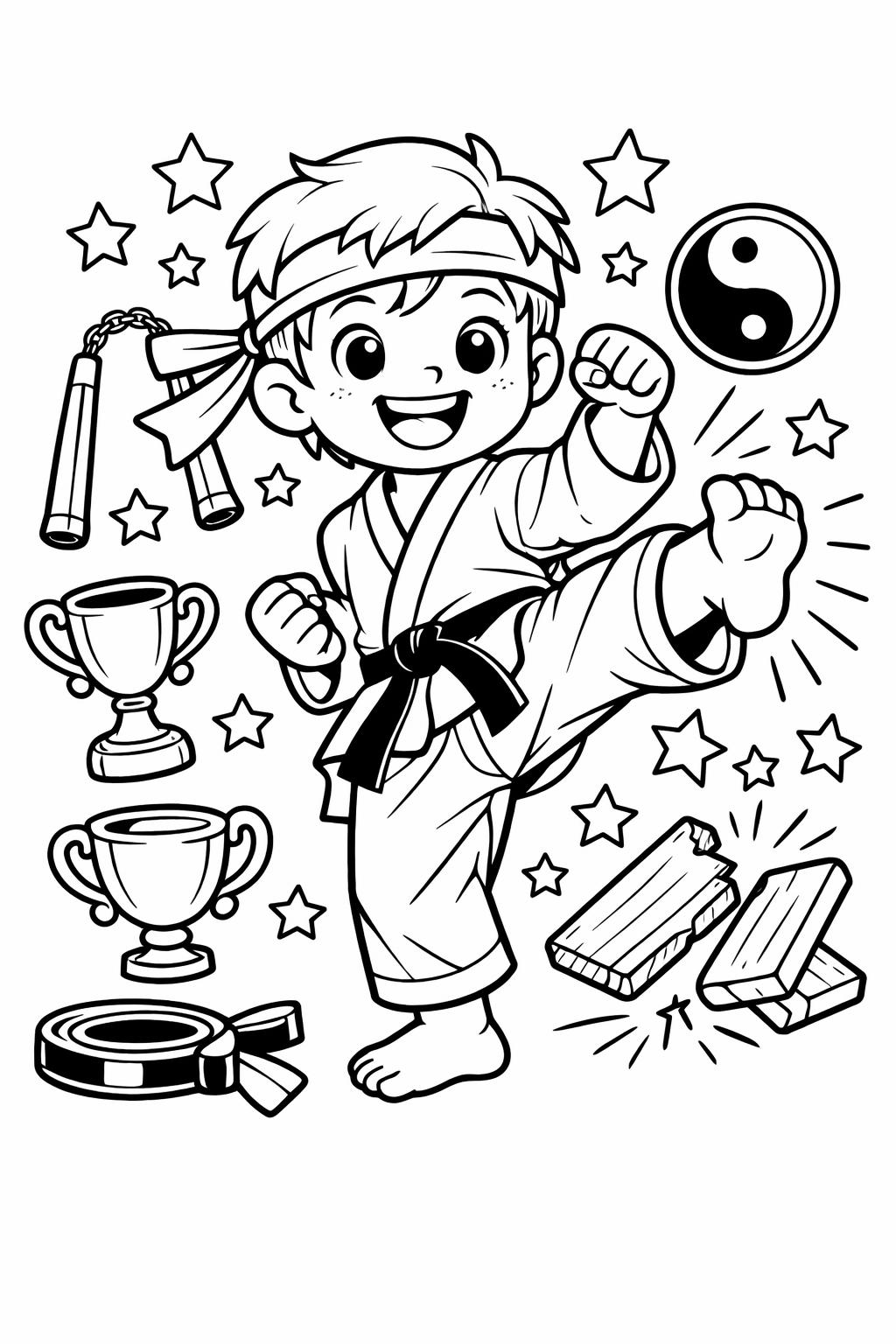 swimming coloring page | swimmer in action | aquatic sports artwork