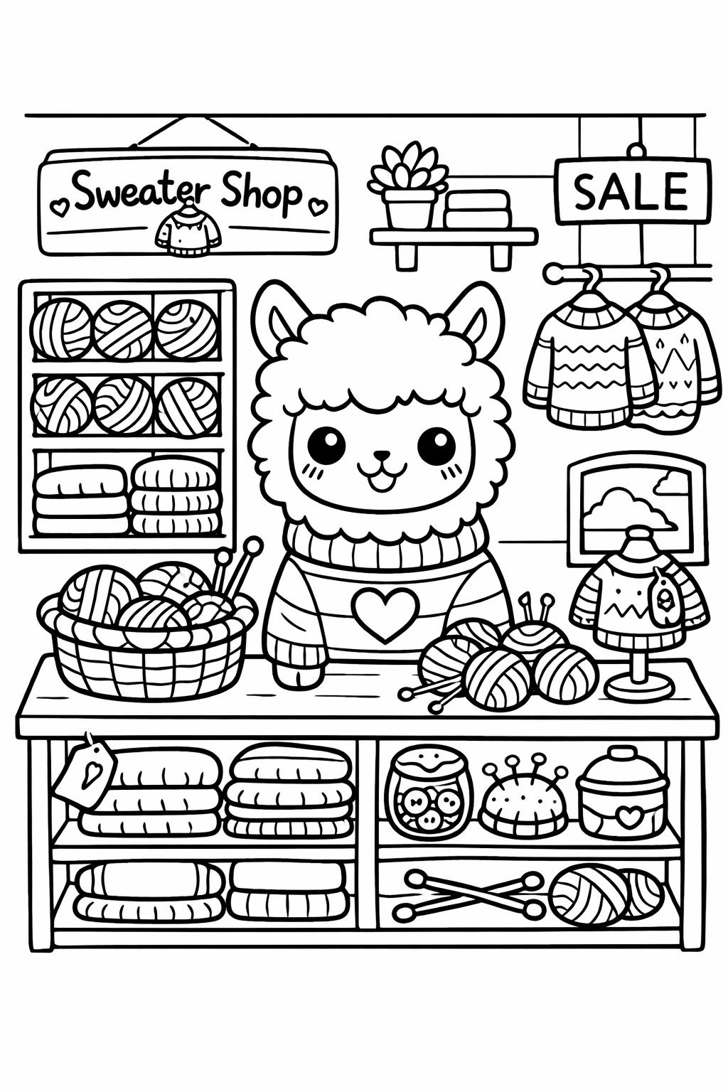 cute puppy coloring page | kawaii dog illustration | playful pet artwork