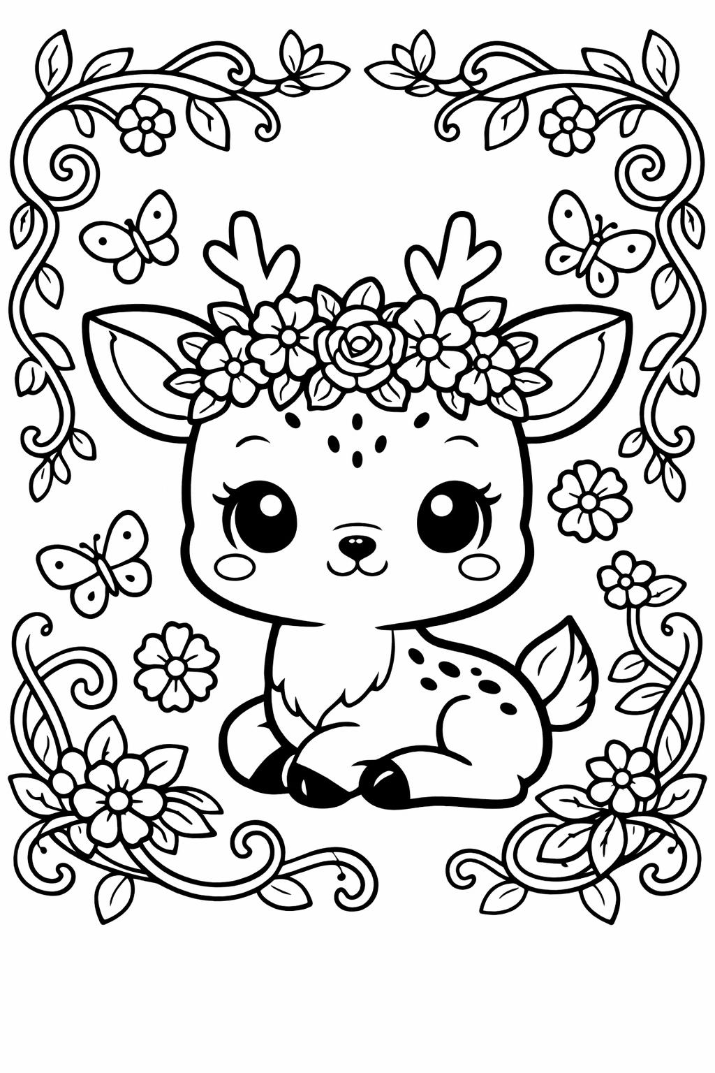 panda coloring page | adorable panda illustration | kawaii animal artwork