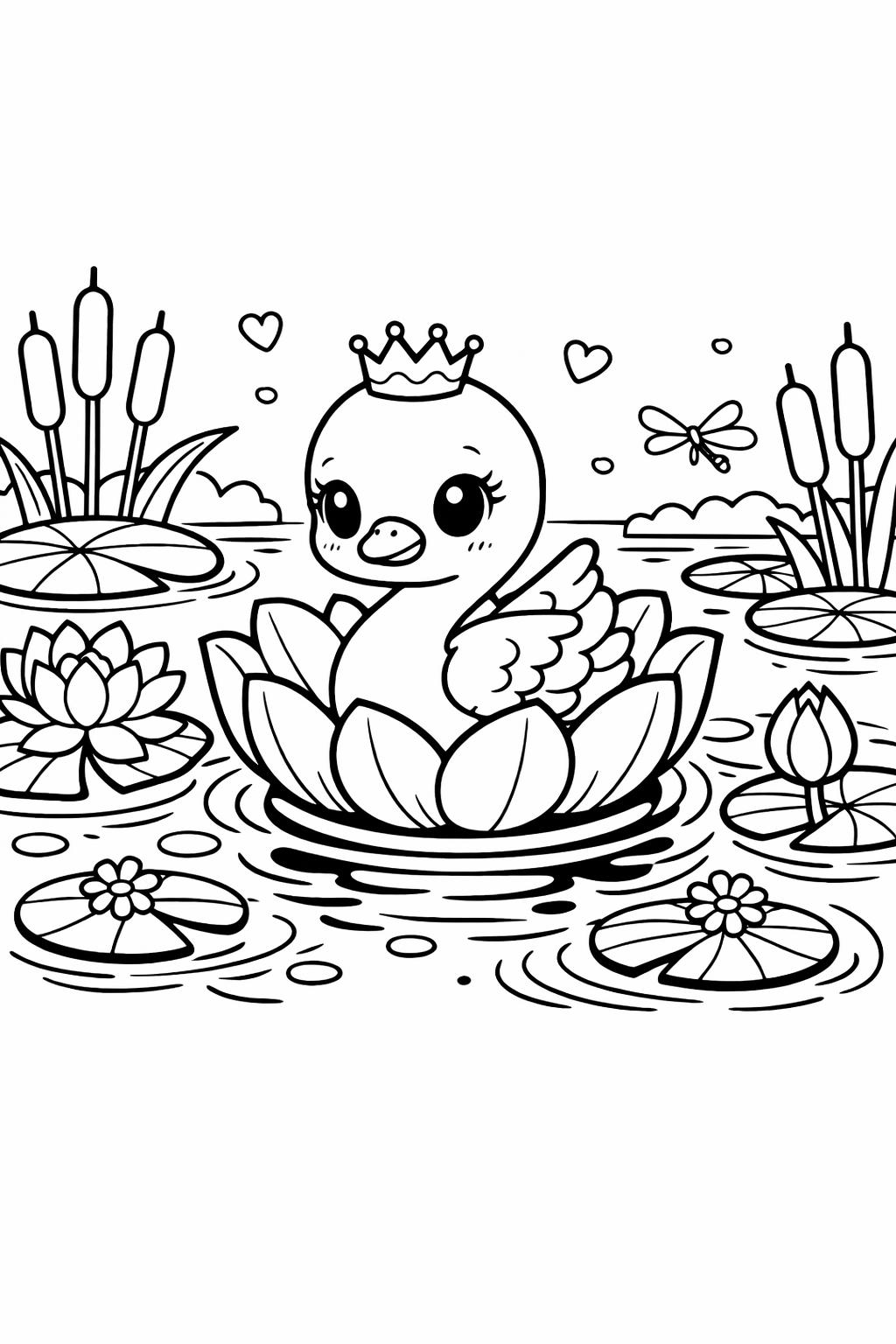 kawaii fox coloring page | adorable woodland animal | fun coloring sheet