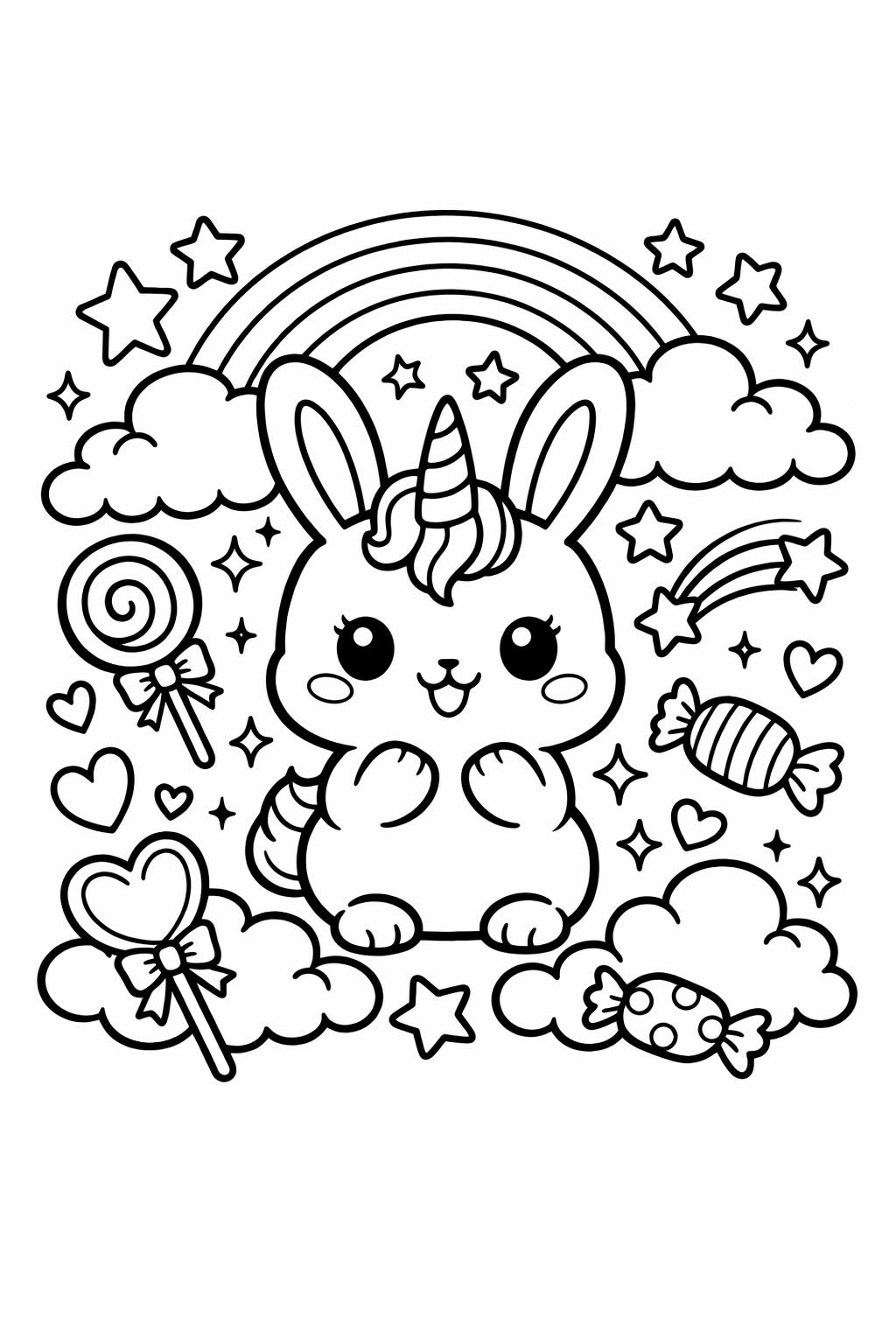 cute koala coloring page | sleepy kawaii koala | relaxing animal sheet