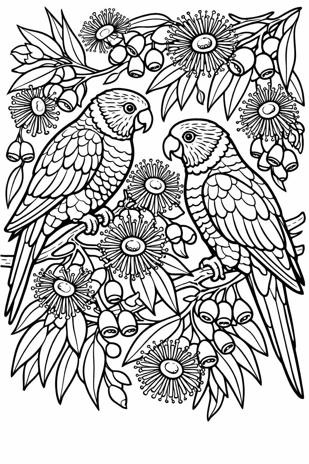 phoenix coloring page | mythical fire bird | fantasy bird design