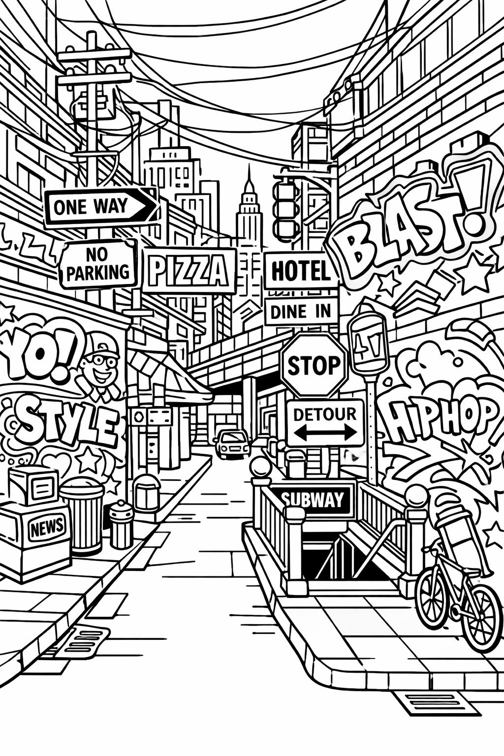 gaming coloring page | controller and setup art | teen hobby design