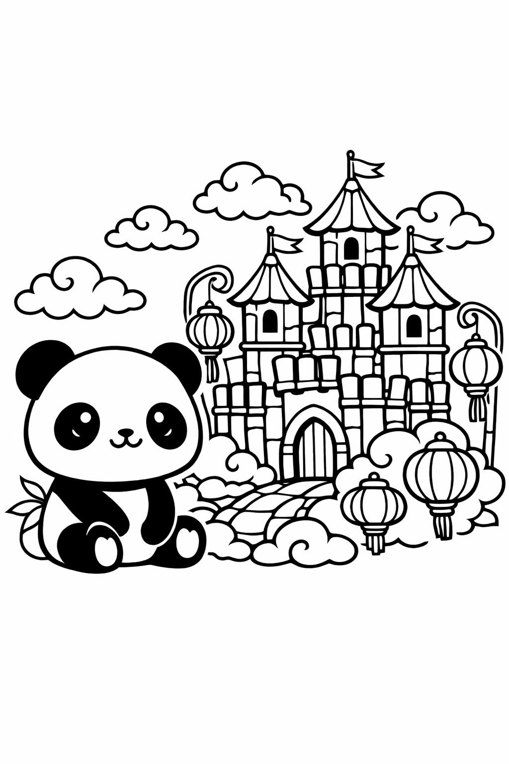 kawaii sloth coloring page | cute sleepy sloth | relaxing jungle artwork
