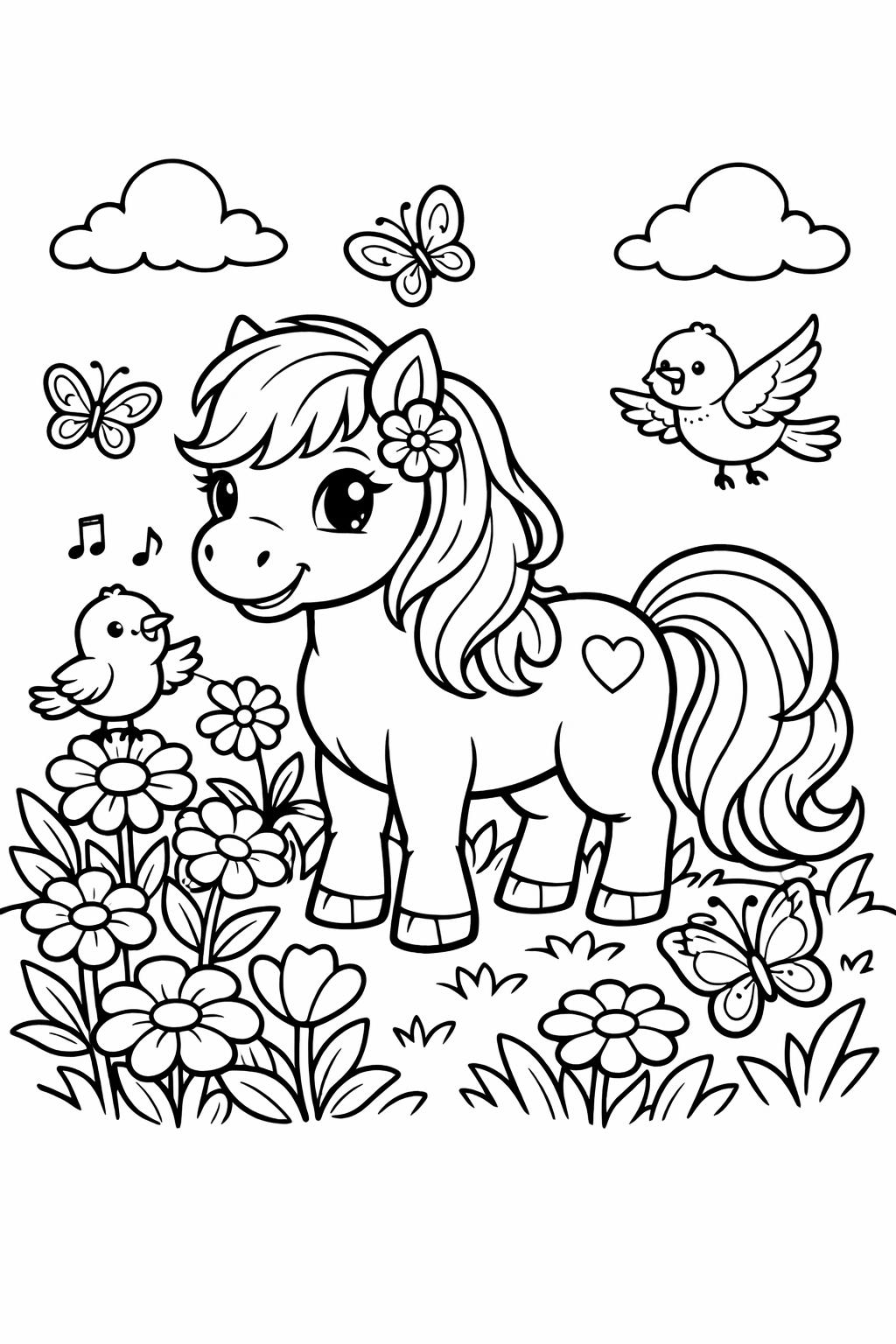horse and rider coloring page | equestrian scene artwork | detailed horse illustration