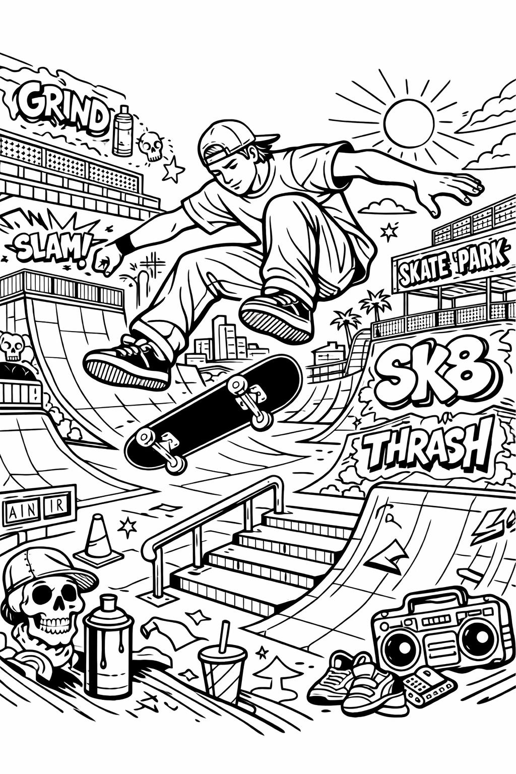book lover coloring page | reading themed art | cozy aesthetic page