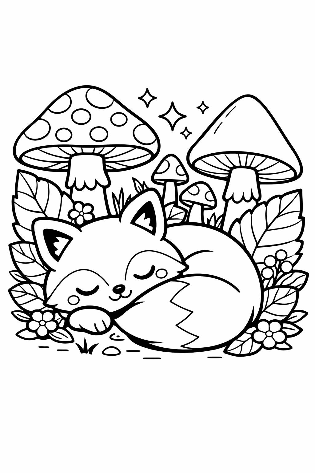 cute giraffe coloring page | kawaii safari animal | playful tall giraffe