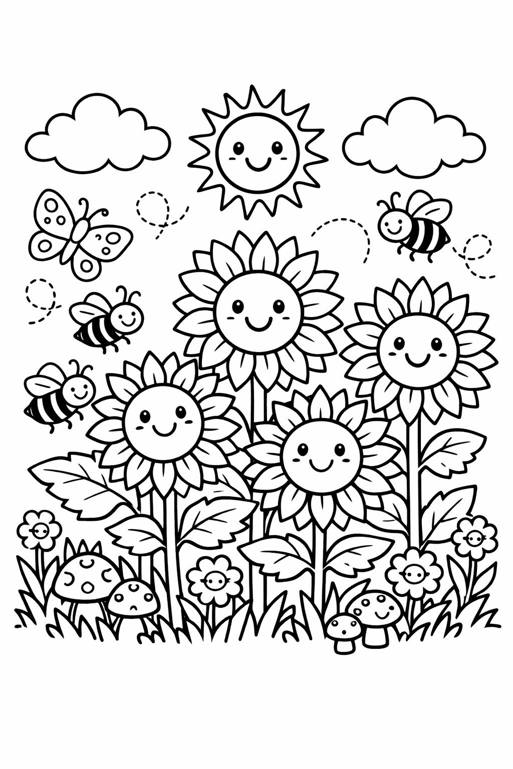 tropical plant coloring page | exotic leaf design | relaxing botanical art