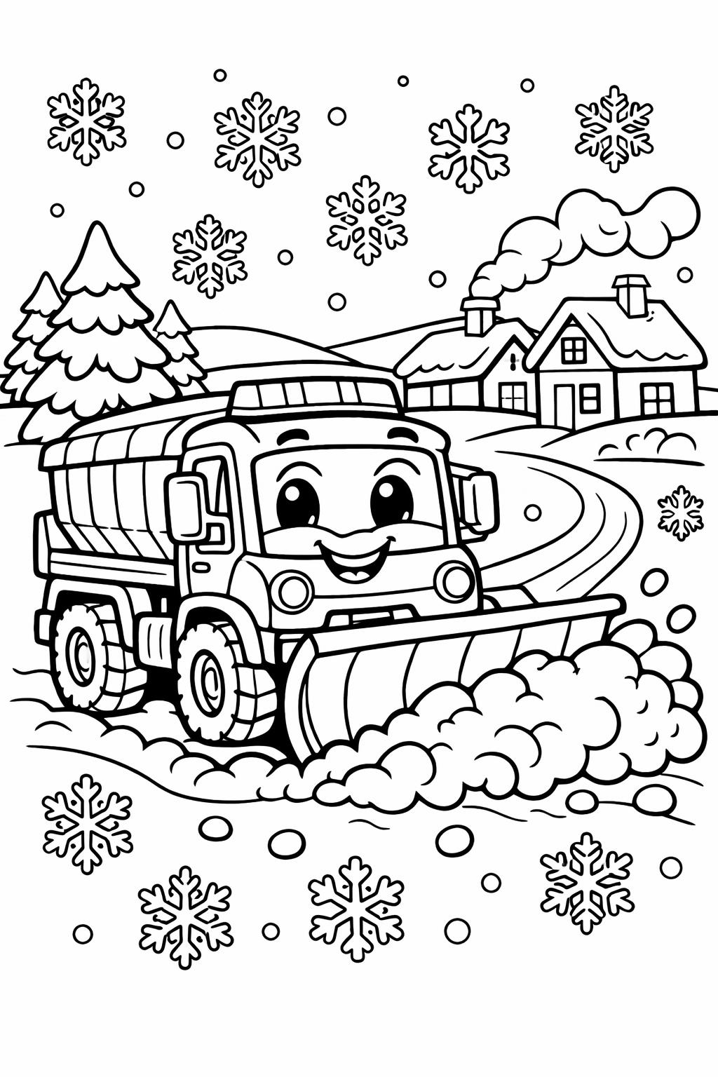semi truck coloring page | large transport truck | detailed vehicle illustration